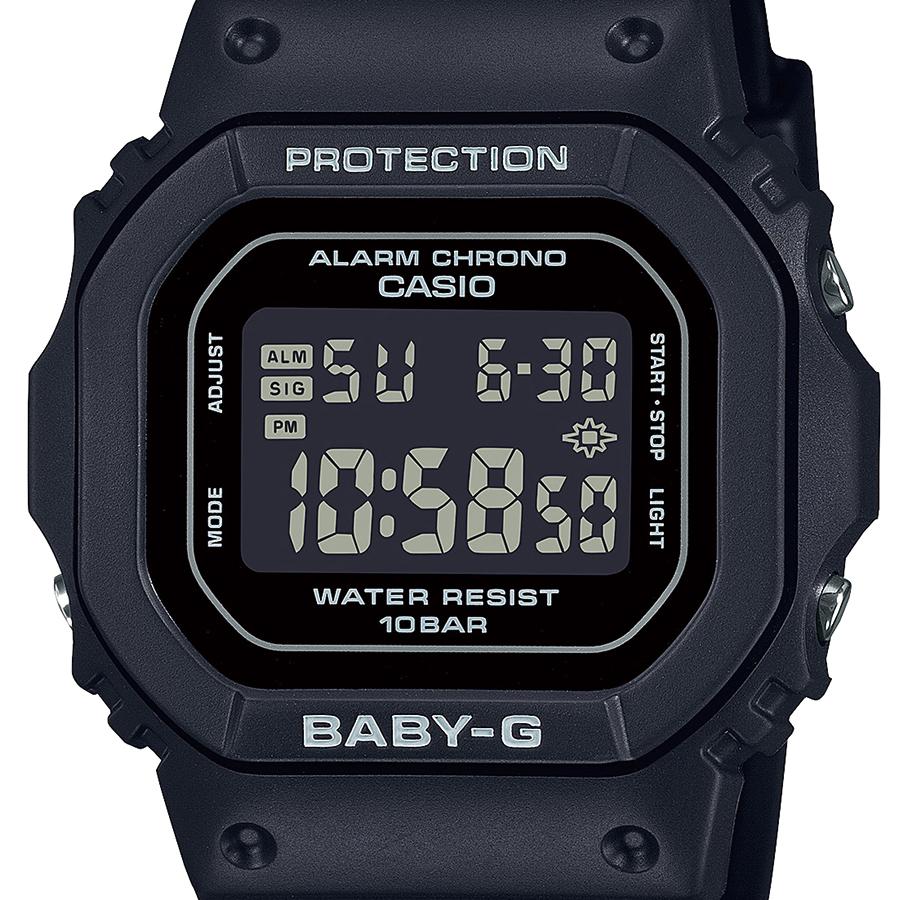 BABY-G ベビーG BGD-565シリーズ 小型 スリム スクエア BGD-565U-1JF レディース 腕時計 電池式 デジタル ブラック 反転液晶 国内正規品｜theclockhouse｜03
