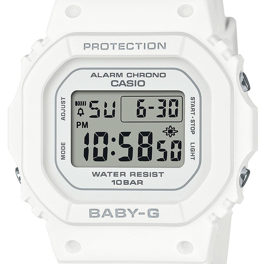 BABY-G ベビーG BGD-565シリーズ 小型 スリム スクエア BGD-565U-7JF レディース 腕時計 電池式 デジタル ホワイト 国内正規品 カシオ｜theclockhouse｜03