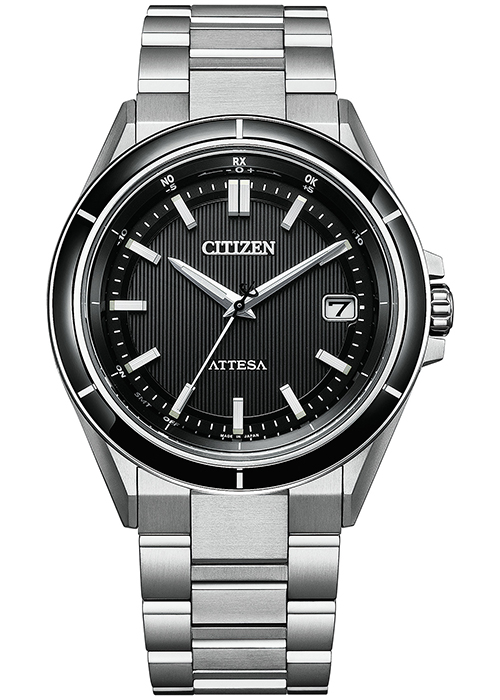 シチズン アテッサ ACT Line アクトライン CB3030-76E メンズ 腕時計 ソーラー 電波 スーパーチタニウム ブラック