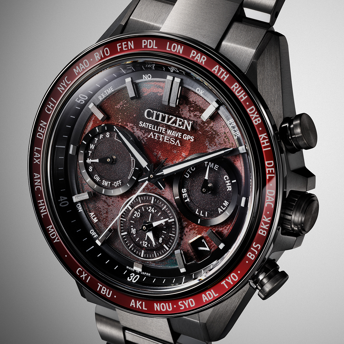 ATTESA（CITIZEN） シチズン アテッサ アクトライン Shades of Red