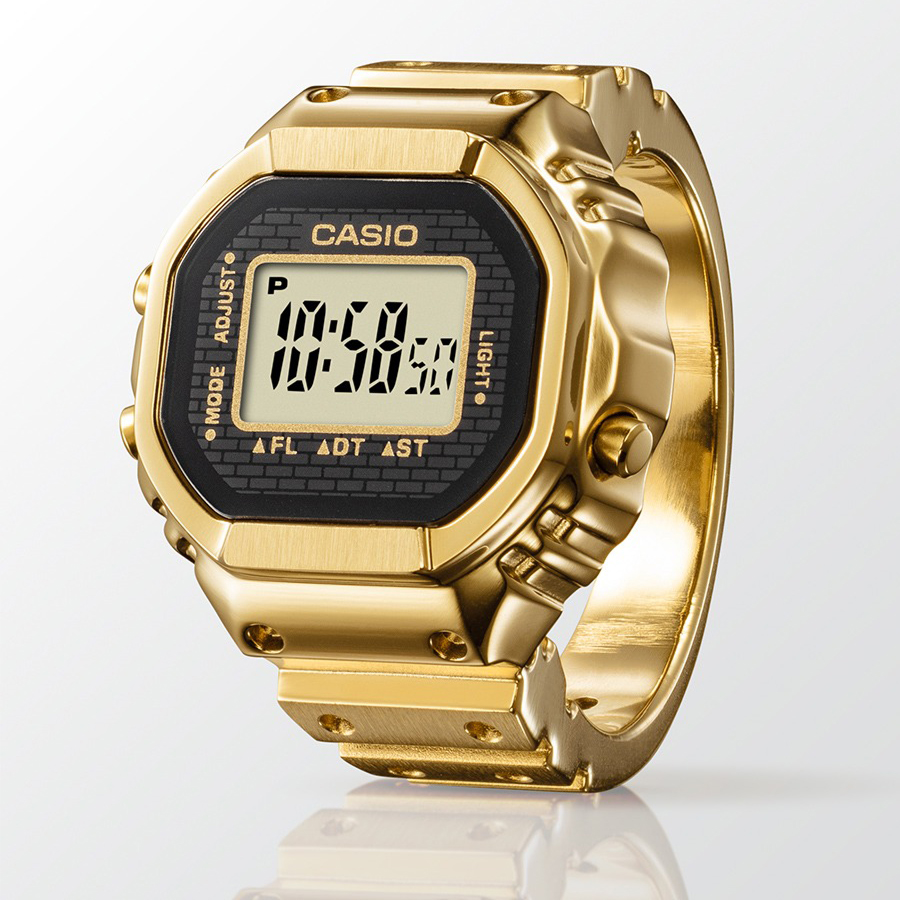 スタンダード（CASIO） カシオ リングウオッチ ゴールド CRW-001G-9JR