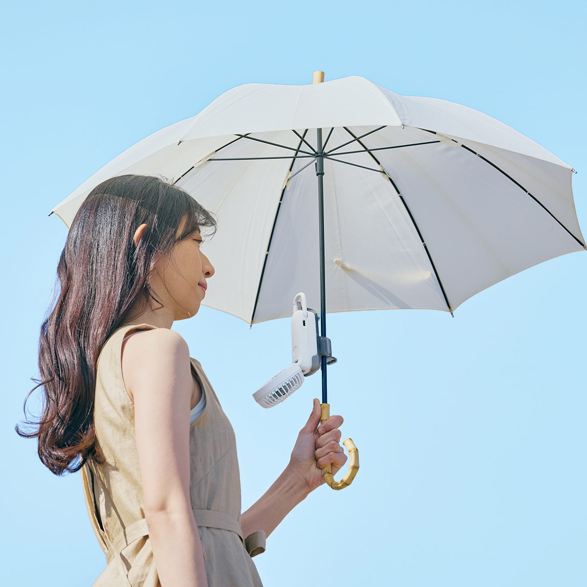 RHYTHM リズム Silky Wind Mobile 4 シリーズ用 日傘 クリップ