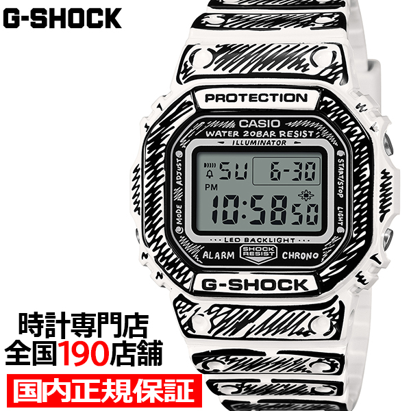 3��27������/�\�� G-SHOCK Joshua Vides �R���{���[�V�������f�� �z���C�g DW-5600JV-7JR �����Y �r���v �d�r�� �f�W�^�� �����o���h �������K�i �J�V�I