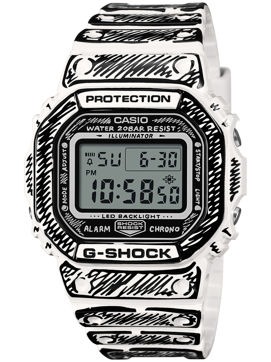 G-SHOCK Joshua Vides コラボレーションモデル ホワイト DW-5600JV-7JR