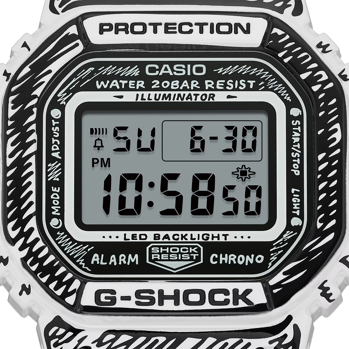 G-SHOCK Joshua Vides コラボレーションモデル ホワイト DW-5600JV-7JR
