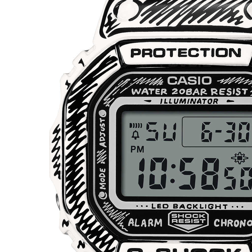 G-SHOCK Joshua Vides コラボレーションモデル ホワイト DW-5600JV-7JR