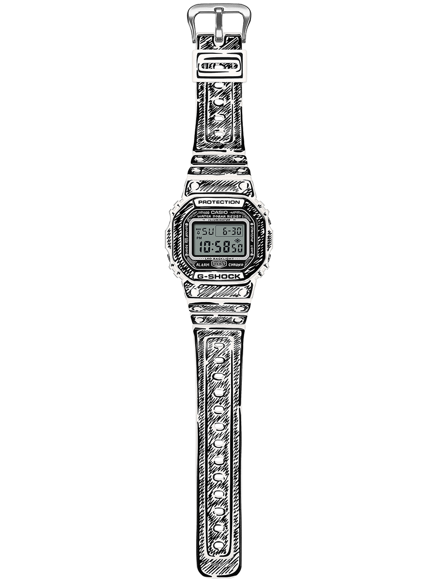 G-SHOCK Joshua Vides コラボレーションモデル ホワイト DW-5600JV-7JR