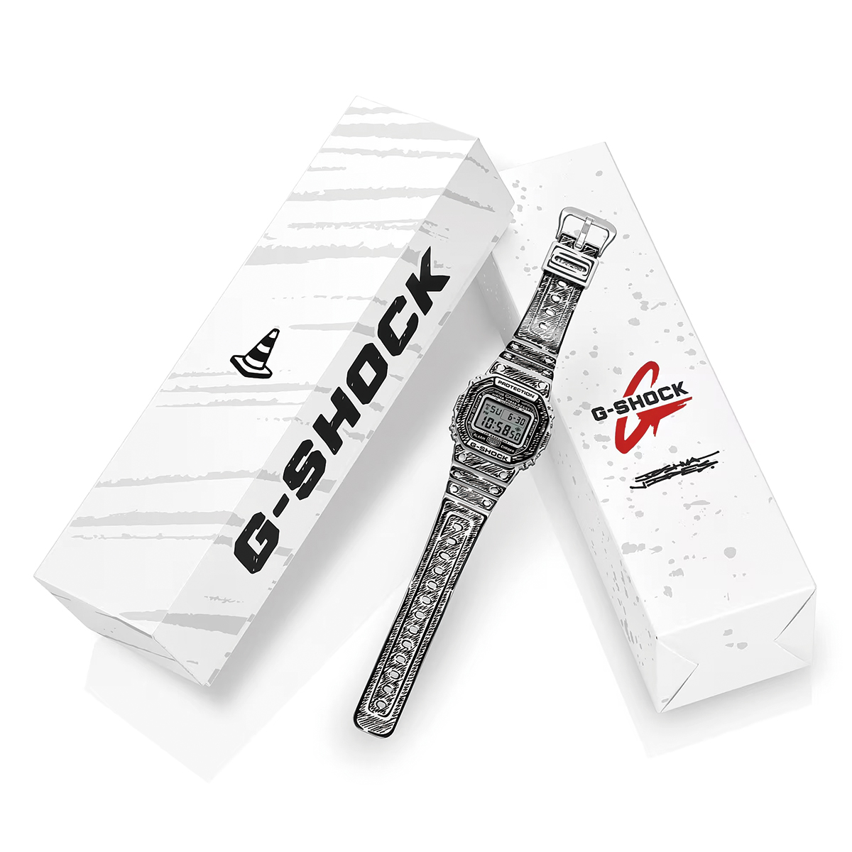 G-SHOCK Joshua Vides コラボレーションモデル ホワイト DW-5600JV-7JR