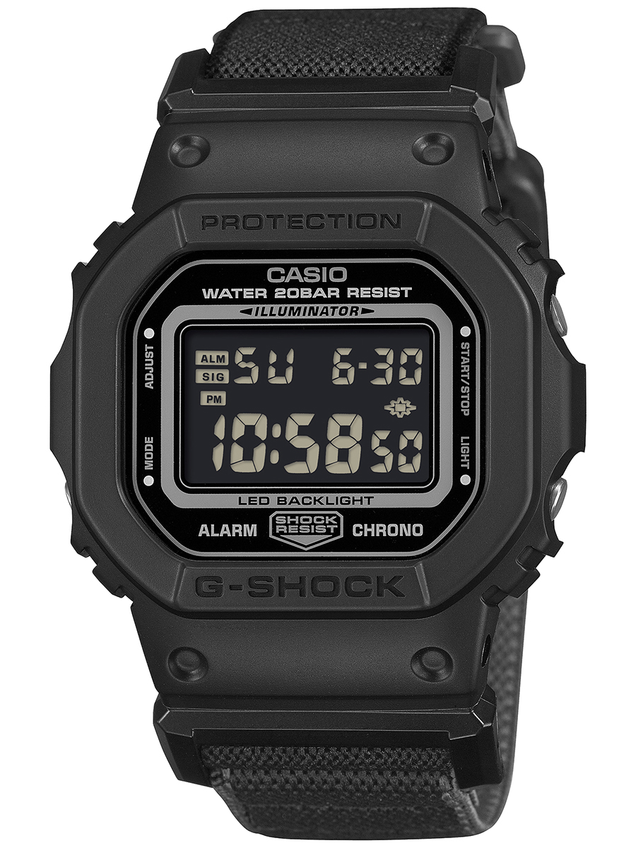 美品 G-SHOCK DW-5600M CASIO Gショック G-SHOCK FIDLOCK マグネティック クロスバンド DW-5600MNC-1JF メンズ