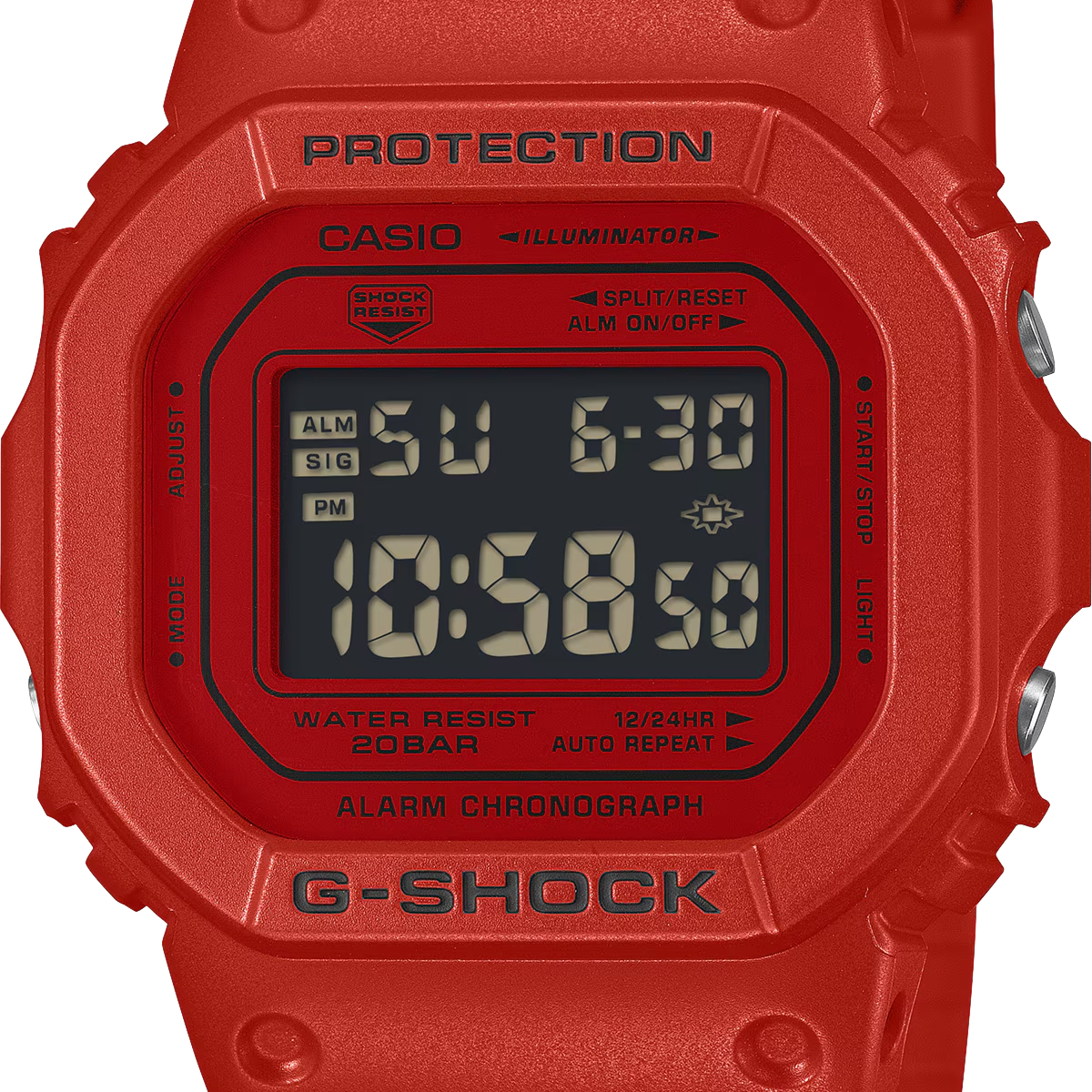 G-SHOCK 12月5日発売 アイコニック レッド ブラックアクセント DW