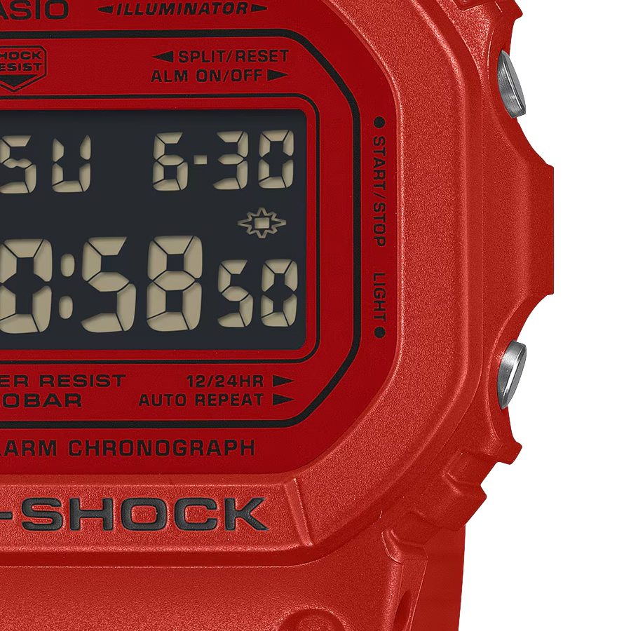G-SHOCK アイコニック レッド ブラックアクセント DW-5600RRB-4JF