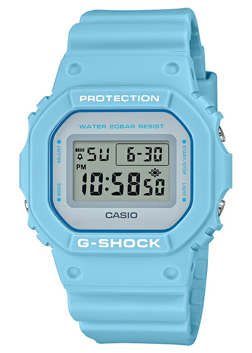 G-SHOCK スプリングカラー ライトブルー DW-5600SC-2JF 腕時計 メンズ 