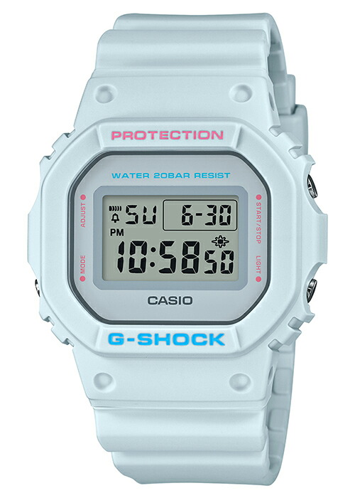 G-SHOCK スプリングカラー ピンク DW-5600SC-4JF 腕時計 メンズ 