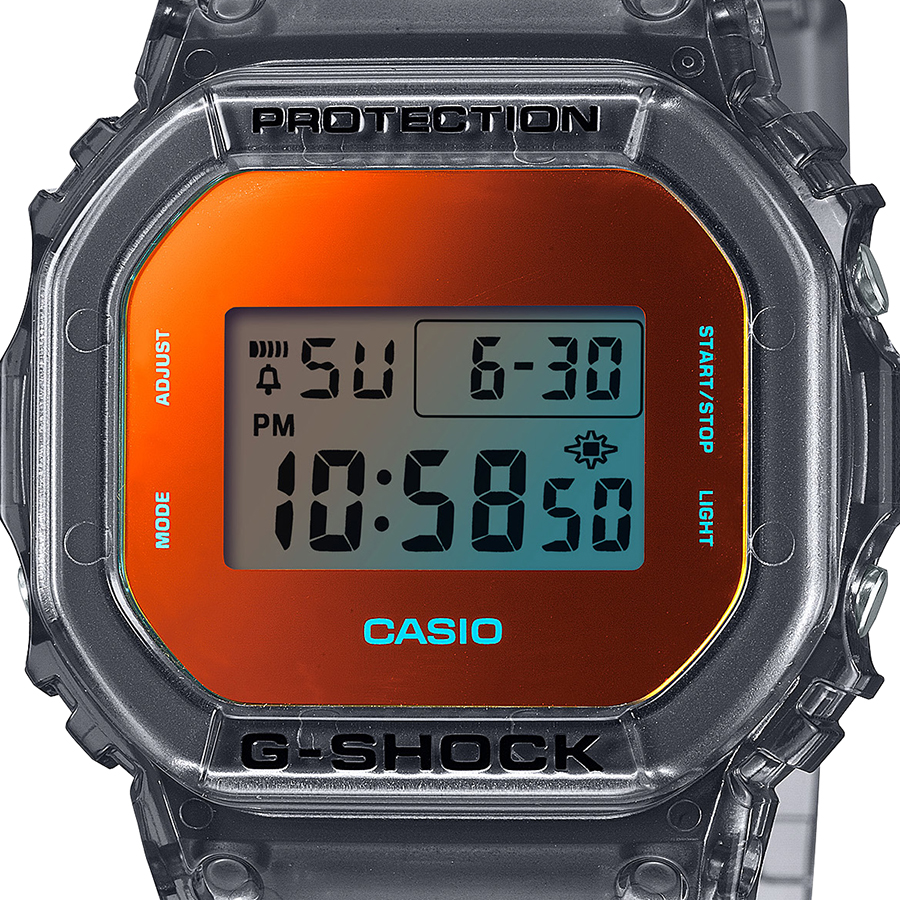 G-SHOCK 5600 BEACH TIME LAPSE ビーチタイムラプス DW-5600TLS-8JF メンズ 腕時計 電池式 スクエア デジタル グレー スケルトン 国内正規品 | G-SHOCK | 02