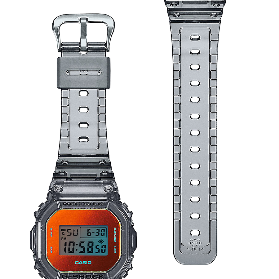 G-SHOCK 5600 BEACH TIME LAPSE ビーチタイムラプス DW-5600TLS-8JF メンズ 腕時計 電池式 スクエア デジタル グレー スケルトン 国内正規品 | G-SHOCK | 06