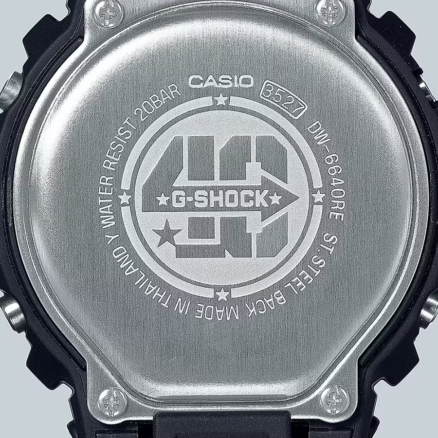 G-SHOCK 40周年記念 リマスター・ブラック DW-6600復刻デザイン DW