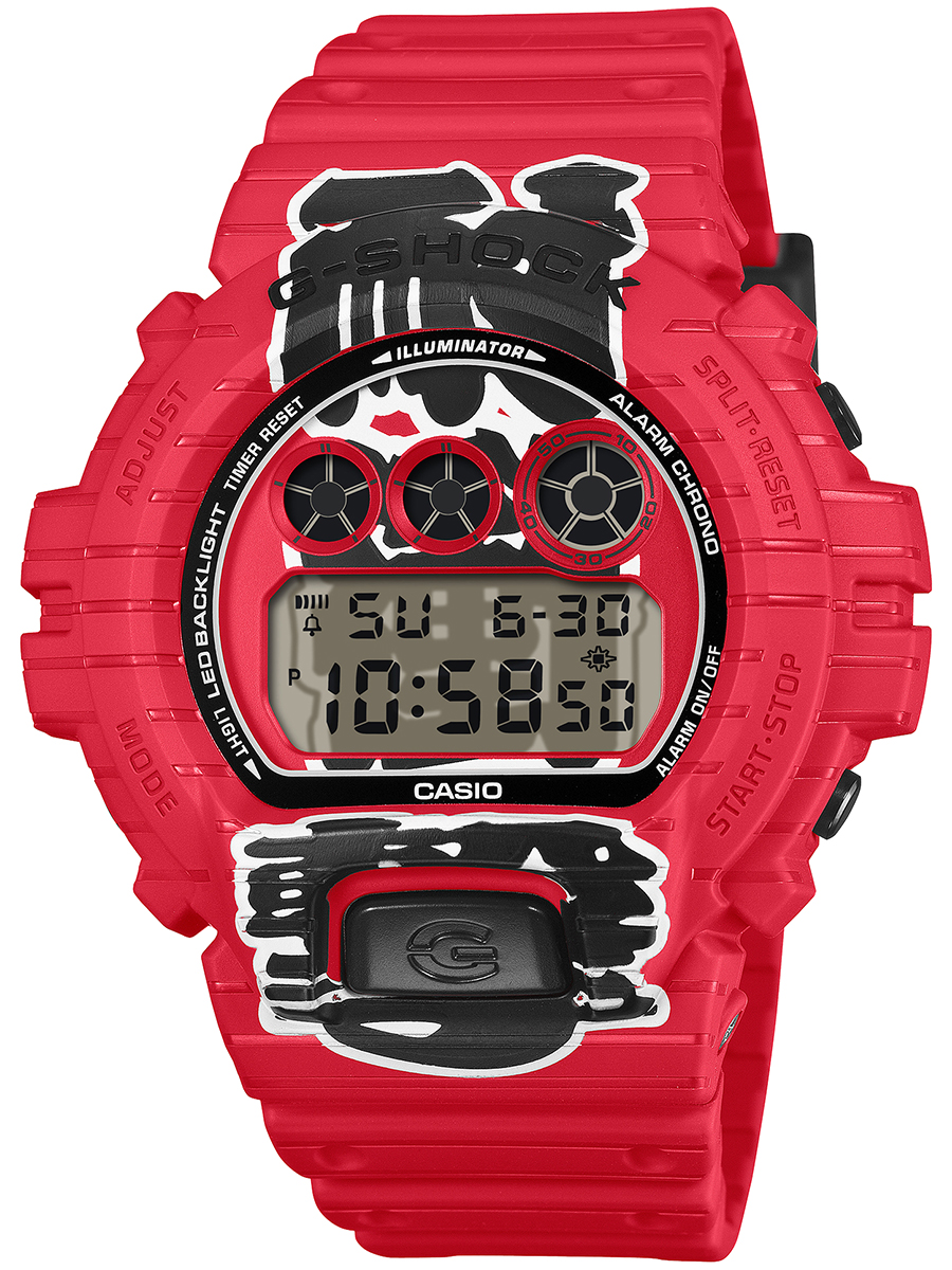 G-SHOCK 赤提灯 耐衝撃 DW-6900AKA-4JR メンズ 腕時計 電池式 デジタル