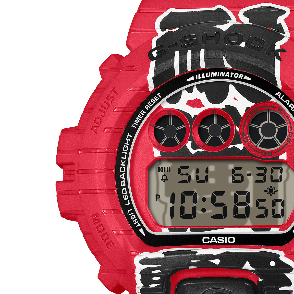 G-SHOCK 赤提灯 耐衝撃 DW-6900AKA-4JR メンズ 腕時計 電池式 デジタル