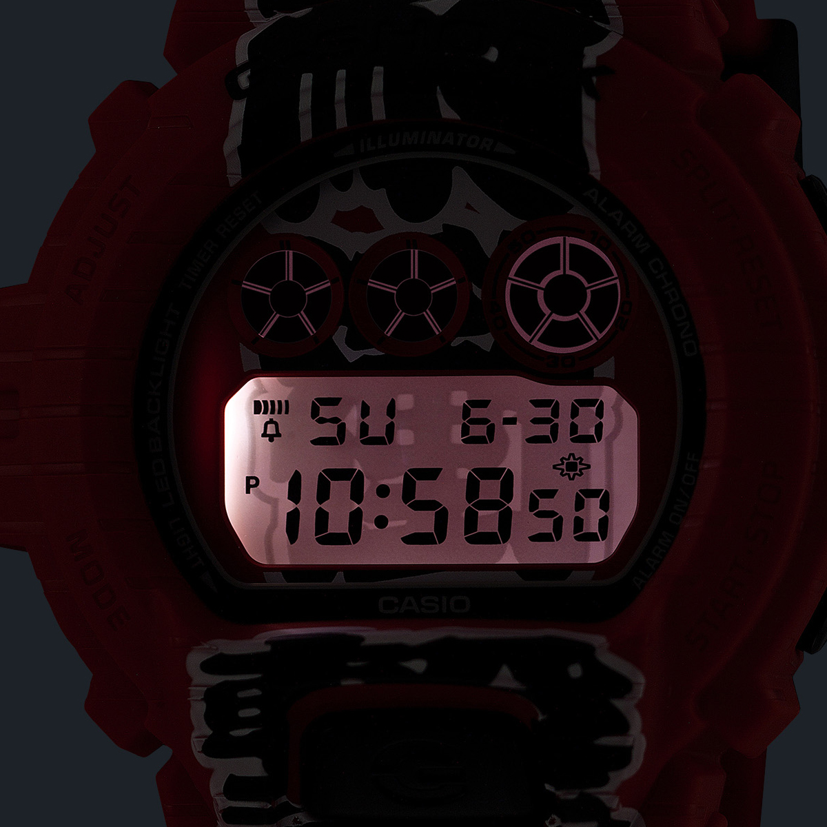 G-SHOCK 赤提灯 耐衝撃 DW-6900AKA-4JR メンズ 腕時計 電池式 デジタル