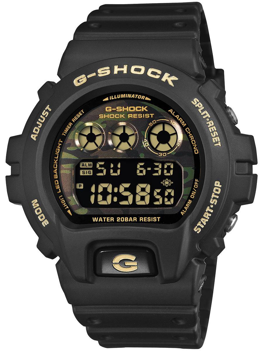 【電池なし】希少 カシオ ジーショック DW-6900FS CARP メンズ G-SHOCK 6月19日発売/予約 ボールドカモシリーズ カモフラージュ