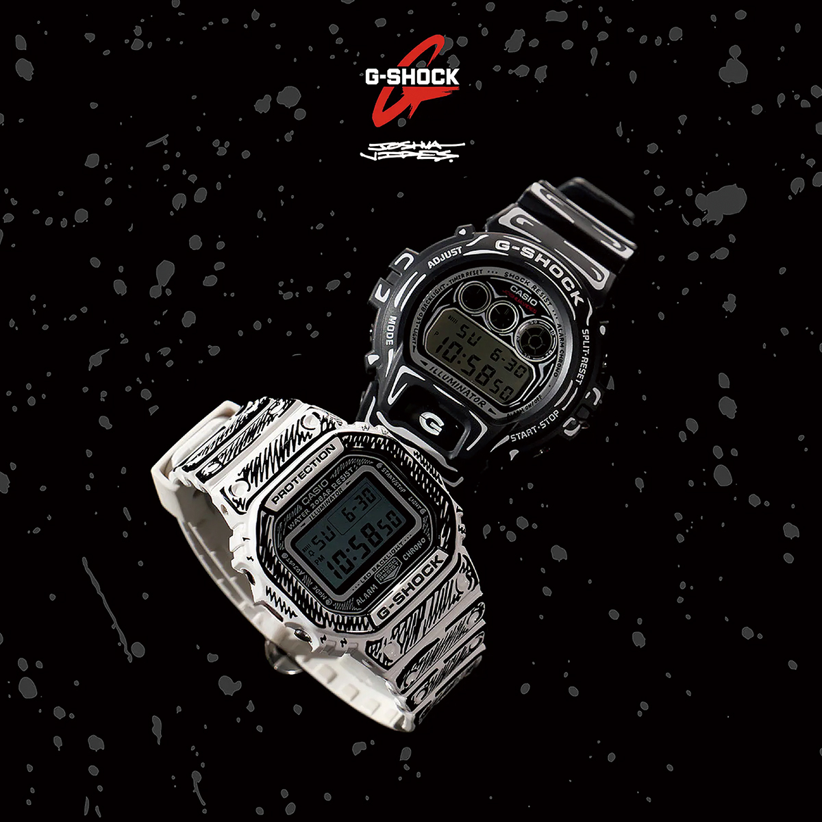 G-SHOCK Joshua Vides コラボレーションモデル ブラック DW-6900JV-1JR