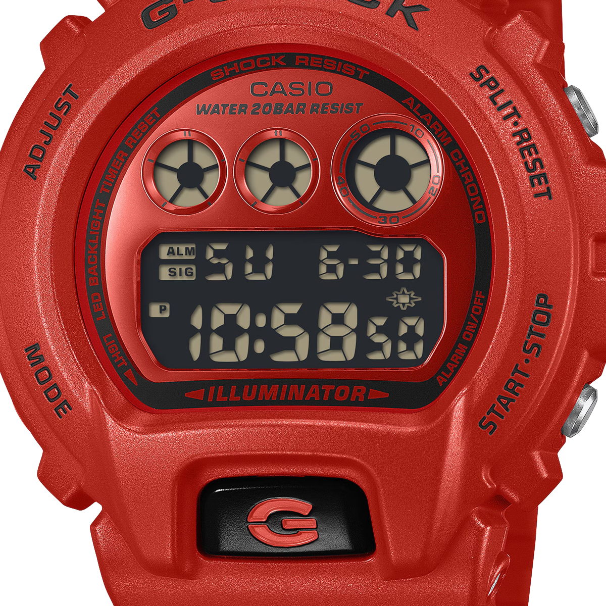 G-SHOCK 12月5日発売 アイコニック レッド ブラックアクセント DW