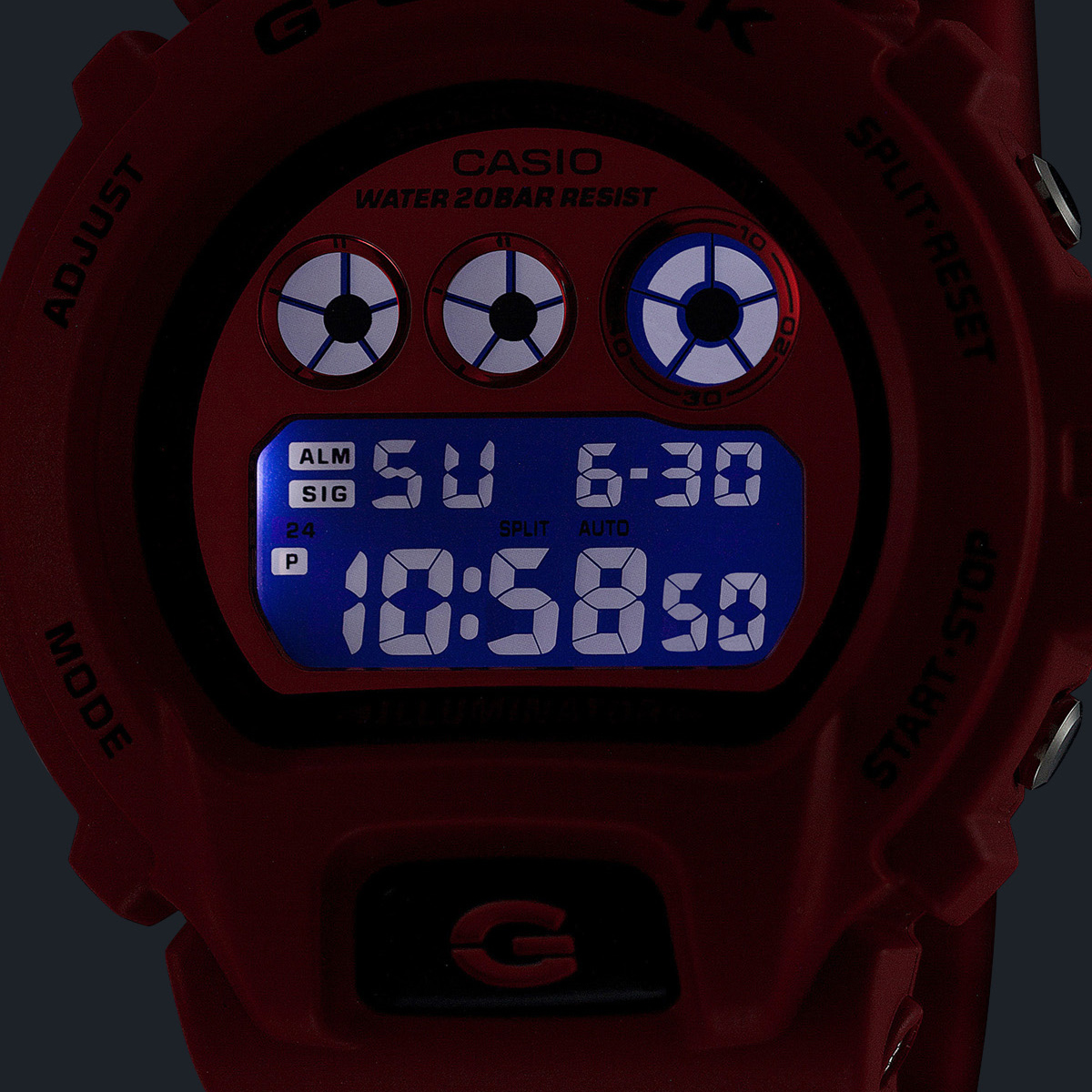 ★G-SHOCK GW-6900F 電波ソーラー レッド液晶 Casio G-Shock Burning Red Entire line up Gw-6900Rd-4Jf + Gw-7900rd