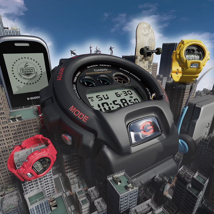 G-SHOCK DW-6900 30周年記念モデル DW-6900TR-4JR メンズ 腕時計 電池