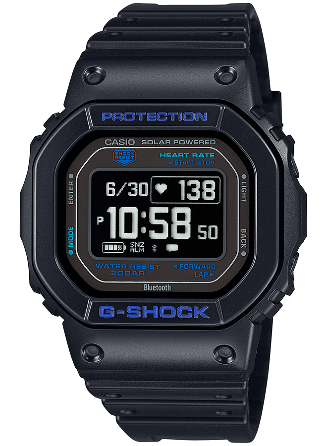 G-SHOCK G-SQUAD 心拍計測 血中酸素レベル計測 DW-H5600-1A2JR メンズ