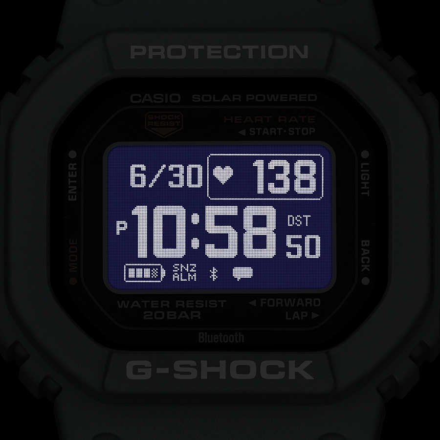 G-SHOCK G-SQUAD 心拍計測 血中酸素レベル計測 DW-H5600-2JR