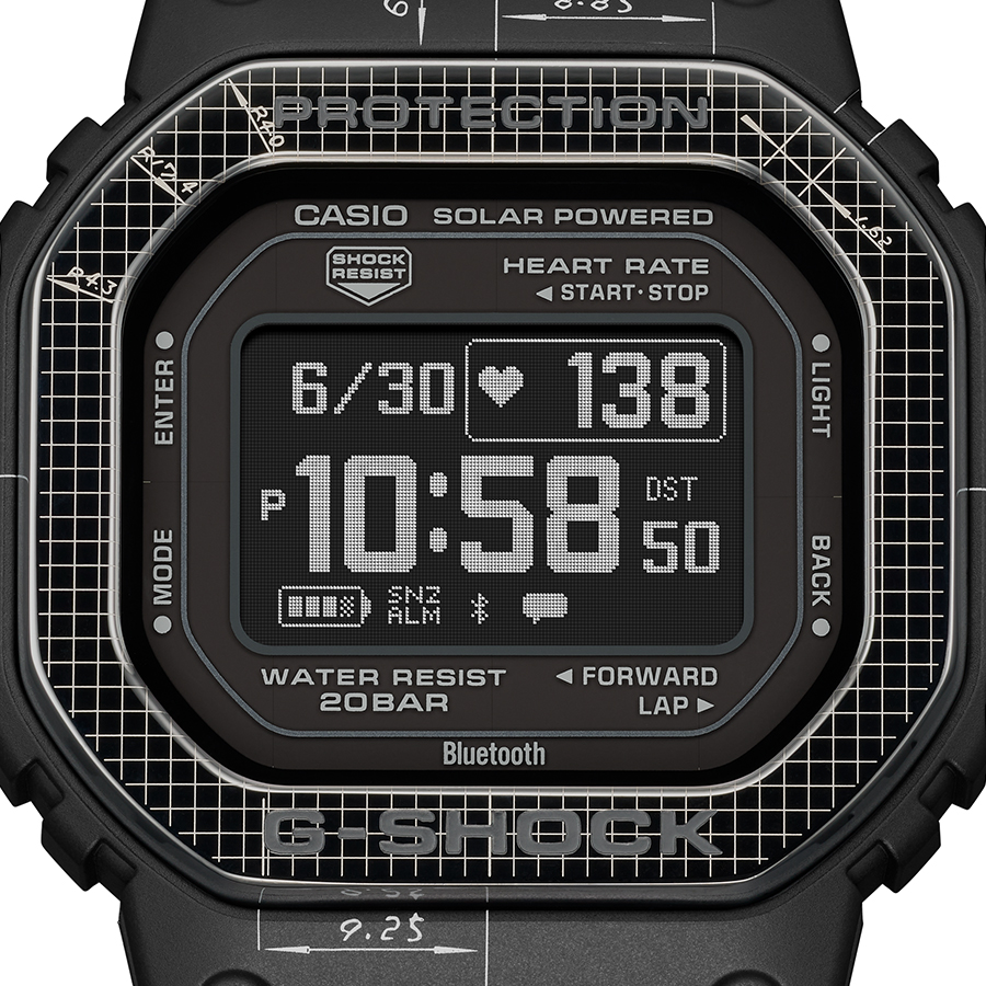 G-SHOCK Gショック G-SQUAD 心拍計測 血中酸素レベル計測 DW-H5600EX