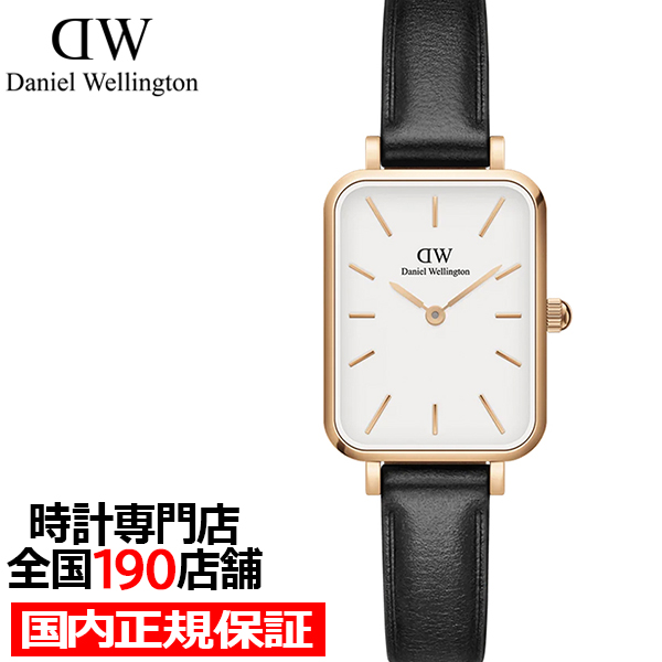 DANIEL WELLINGTON ダニエルウェリントン QUADRO PRESSED SHEFFIELD クアドロ シェフィールド スクエア DW00100434 レディース 腕時計 クオーツ 電池式 革ベルト