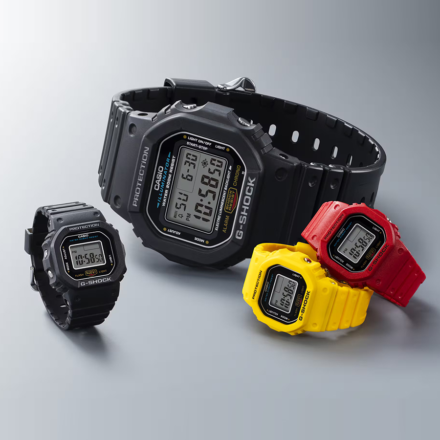 G-SHOCK Nano ナノ レッド DWN-5600-4JR メンズ レディース 指輪サイズ