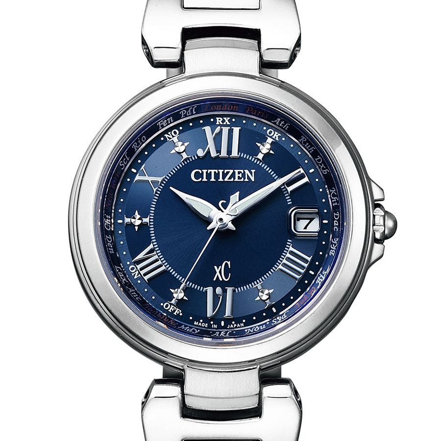 シチズン　XC クロスシー　エコドライブ　EC1030-50L ネイビー EC1030-50L: CITIZEN | シチズンウオッチ オフィシャルサイト