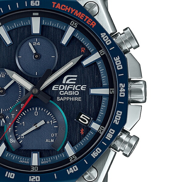 EDIFICE メンズ 時計 ステンレススチール 黒 EDIFICE | CASIO