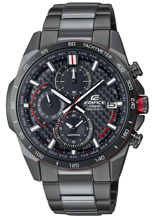 EDIFICE（CASIO） エディフィス カーボンファイバーダイアル EQW