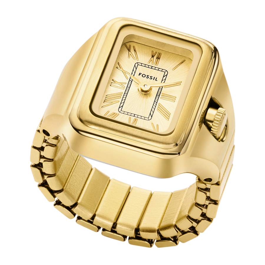 電池交換済 FOSSIL クォーツ レディース 腕時計 ゴールド ブレスレット FOSSIL（フォッシル） RAQUEL ラケル ウォッチリング ES5343