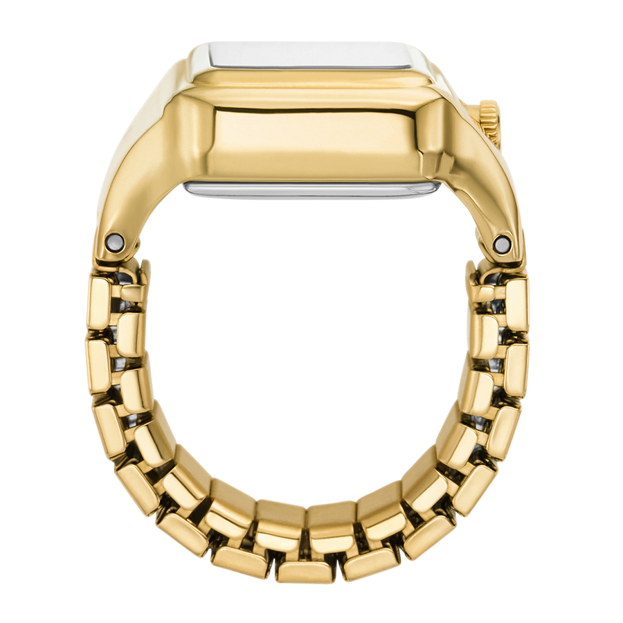 電池交換済 FOSSIL クォーツ レディース 腕時計 ゴールド ブレスレット FOSSIL（フォッシル） RAQUEL ラケル ウォッチリング ES5343