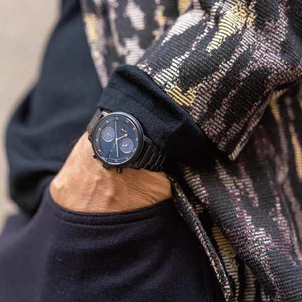agnes b. アニエスベー marcello マルチェロ FCRD997 メンズ 腕時計 ソーラー クロノグラフ メタルベルト ブラック  国内正規品 セイコー 雑誌掲載