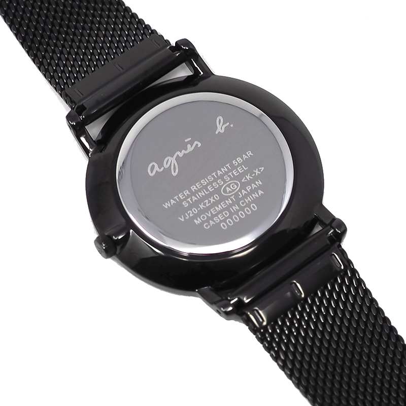 agnes b. アニエスベー 日本上陸40周年記念 別注 限定モデル 2023 FCSK748 レディース 腕時計 電池式 メッシュバンド  国内正規品 セイコー