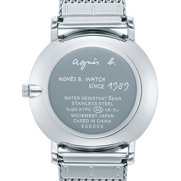 agnès b. シルバー メッシュバンド 時計 agnes b. アニエスベー ウオッチ35周年記念 限定モデル 稲妻