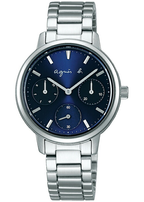 格安特売アニエスb FCST992クオーツ 腕時計　女性用　ブルー文字盤　青い文字盤 時計