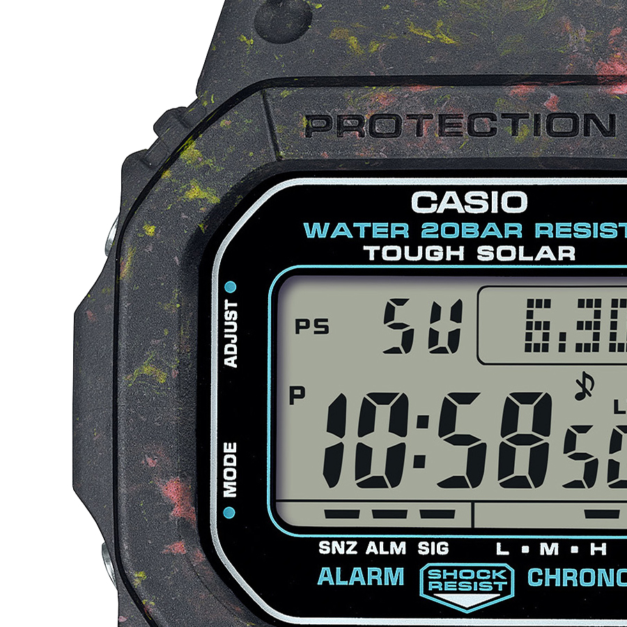 G-SHOCK 5600シリーズ 廃棄樹脂 リサイクル G-5600BG-1JR メンズ