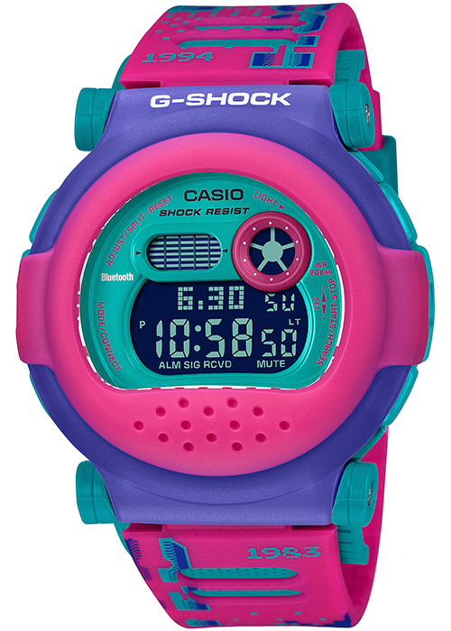 G-SHOCK G-B001 シリーズ G-B001RG-4JR メンズ 腕時計 電池式 デジタル Bluetooth ピンク ブルー 国内正規品  カシオ