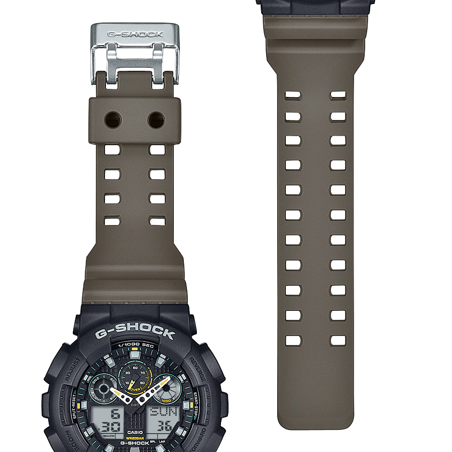 G-SHOCK Two tone utility colors GA-100TU-1A3JF メンズ 腕時計 電池