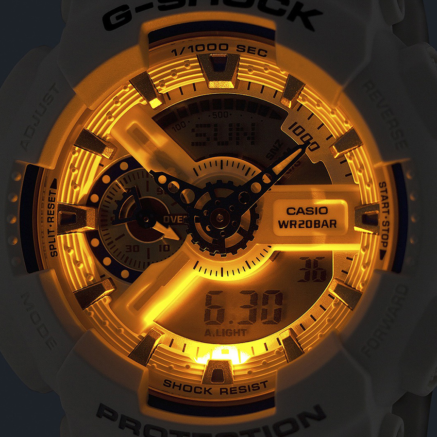 G-SHOCK HIDDEN GLOW 夏の海 夜光虫 ブルー 蓄光フェイス GA