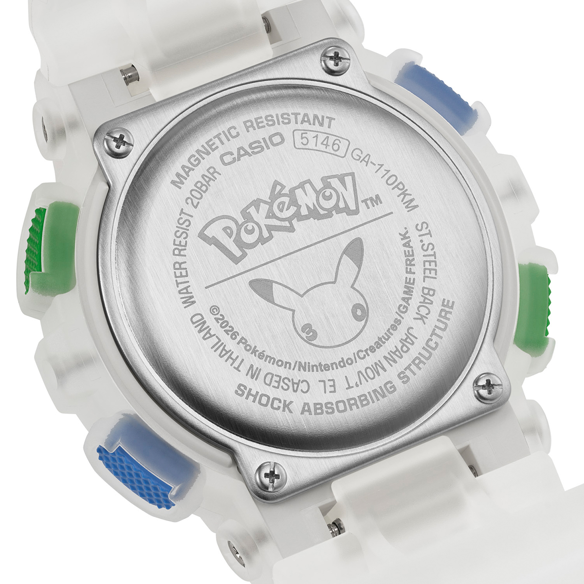 G-SHOCK 7月17日発売 Pokemon ポケモン コラボレーションモデル GA