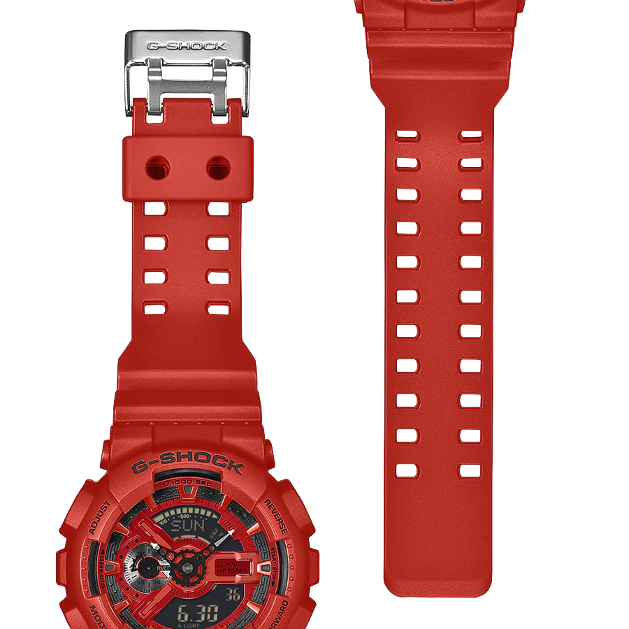 G-SHOCK アイコニック レッド ブラックアクセント GA-110RRB-4AJF