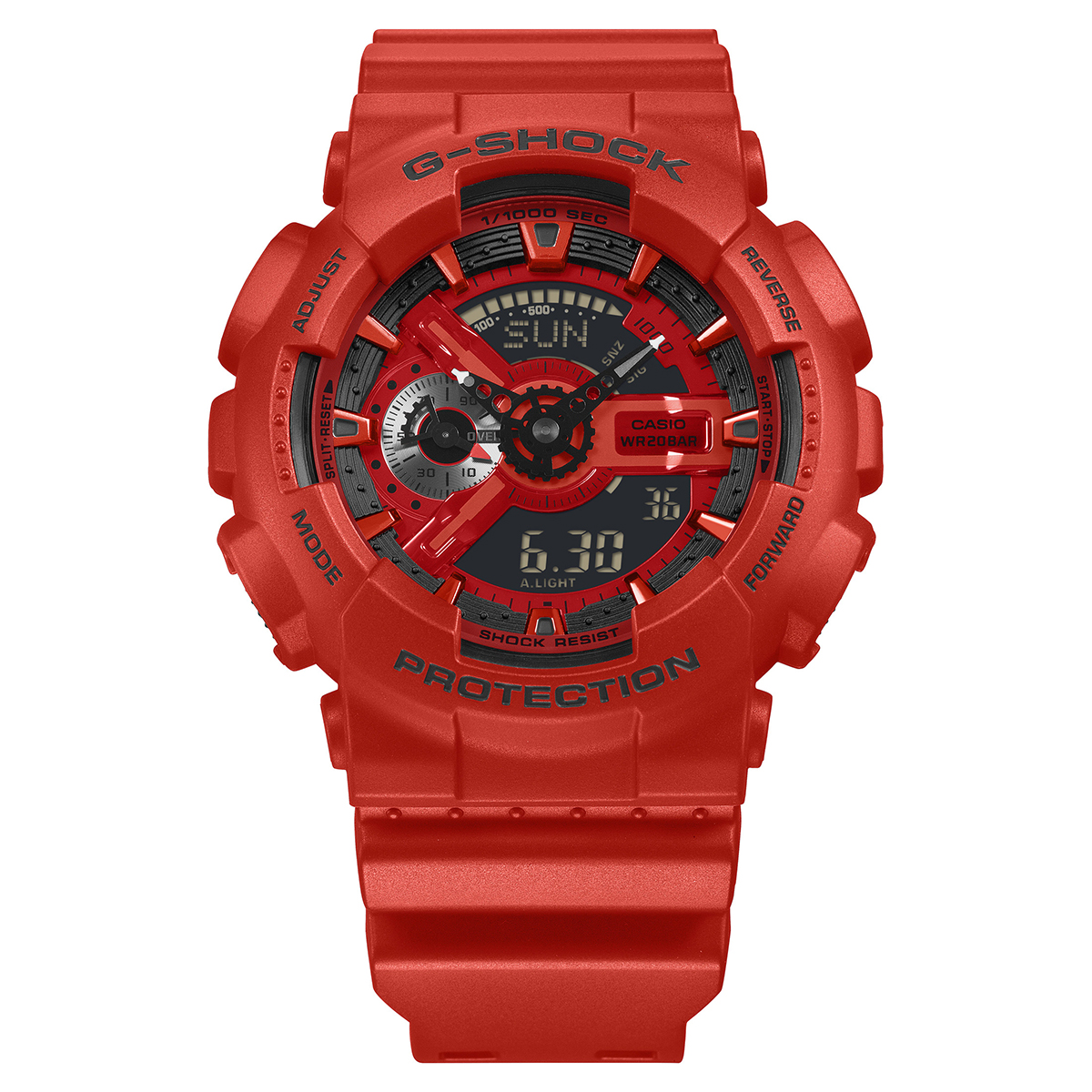 G-SHOCK アイコニック レッド ブラックアクセント GA-110RRB-4AJF