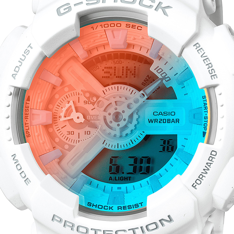 G-SHOCK 110 BEACH TIME LAPSE ビーチタイムラプス GA-110TLS-8AJF メンズ 腕時計 電池式 ビッグケース  アナデジ スケルトン 国内正規品 : ga-110tls-8ajf : ザ・クロックハウスPlus+ヤフー店 - 通販 - Yahoo!ショッピング